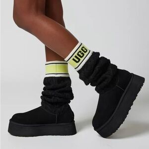 Ugg Platform Sweater Letter Boots Urban Outfitter